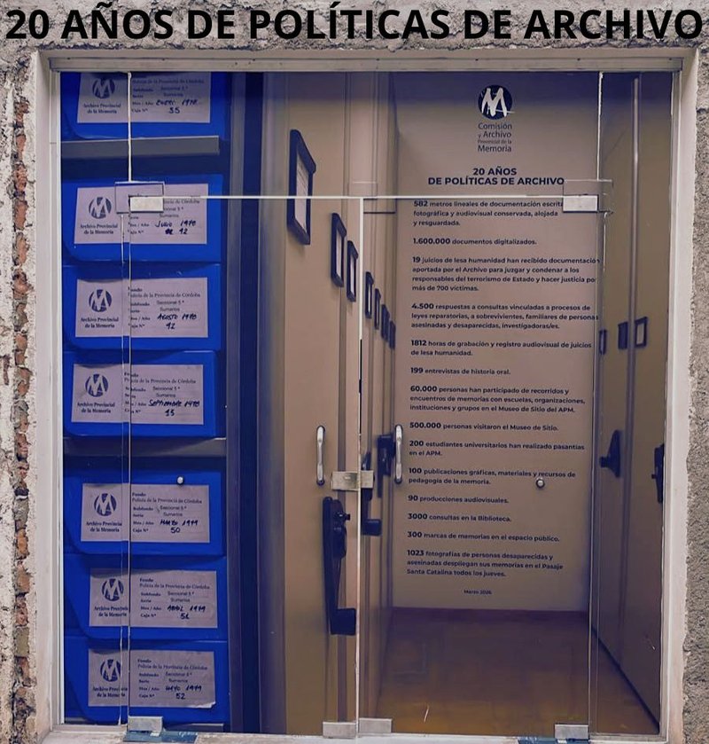 20 AÑOS DE POLÍTICAS DE ARCHIVO