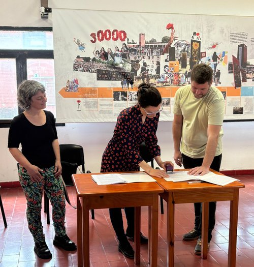 Firma del convenio con la UPC