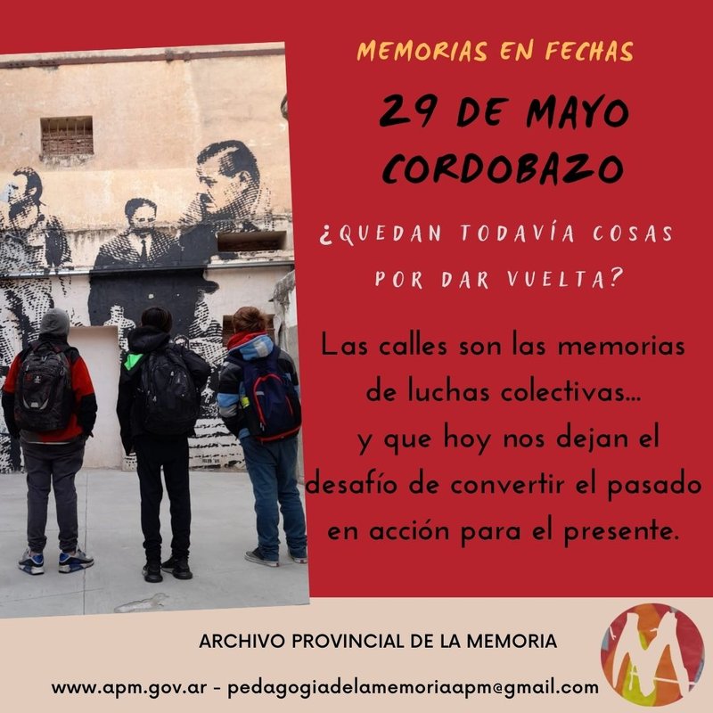 Memorias en fecha Cordobazo I
