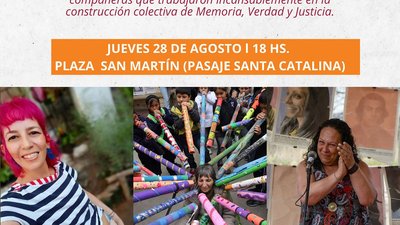 Ronda homenaje a María Alonso, Viki Rozza y Julia Soulier.