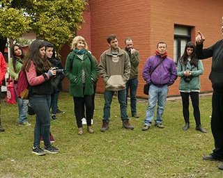 Estudiantes de la Spilimbergo en La Perla